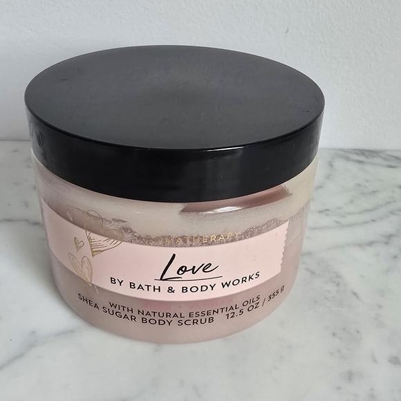 Bath & Body Works, New, LOVE Aromatherapy Rose Vanilla Shea Sugar Body Scrub - Picture 6 of 6